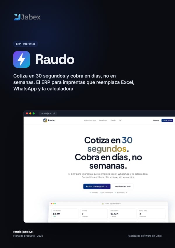 Portada de la ficha de Raudo